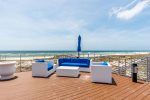 Perfect Sitting Area for Full Services Food and Beverages at the Private Beach Club 